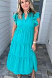 All In Time Midi Dress - Jade