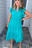 All In Time Midi Dress - Jade