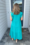 All In Time Midi Dress - Jade