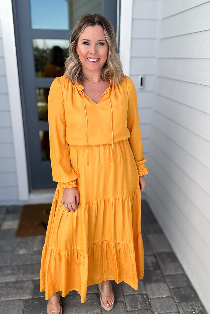 Left In The Dust Maxi - Marigold