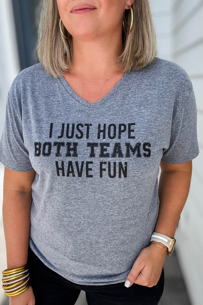 Both Teams Have Fun V-Neck T-Shirt