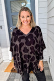 Mud Pie: SCOTTIE PRINTED SWEATER - Black