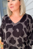 Mud Pie: SCOTTIE PRINTED SWEATER - Black