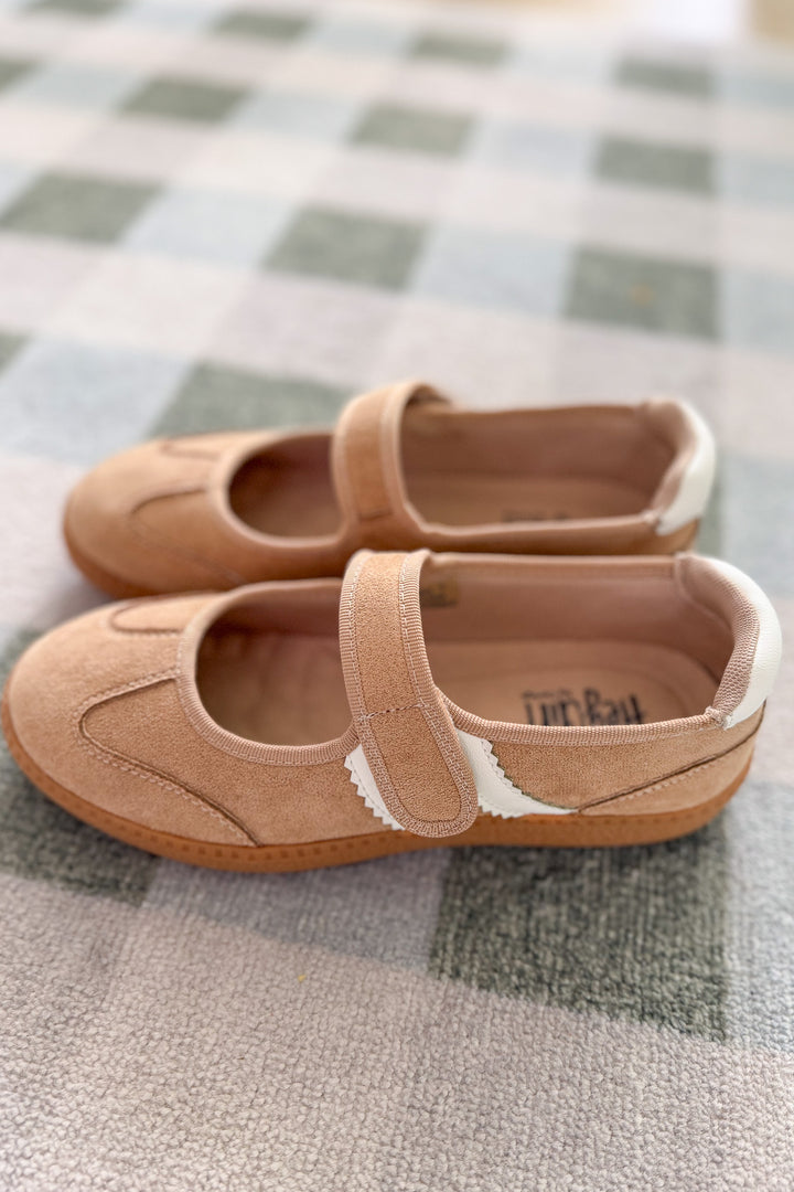 Corky's: CALM DOWN - Camel Faux Suede