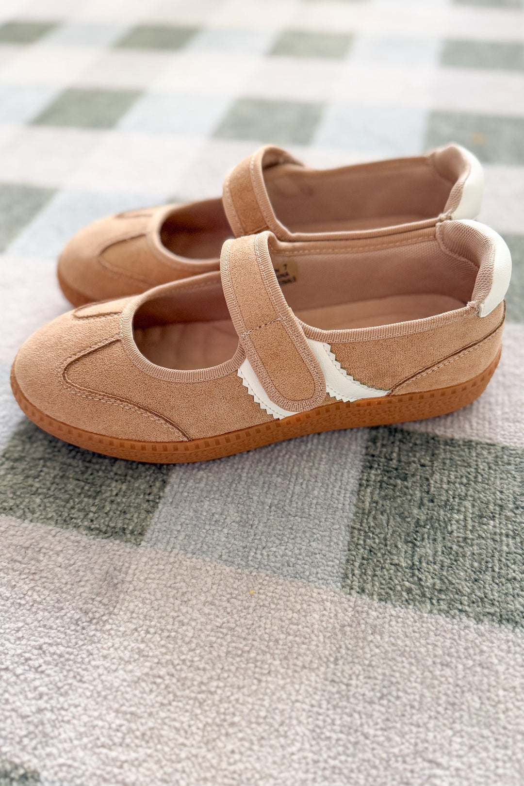Corky's: CALM DOWN - Camel Faux Suede