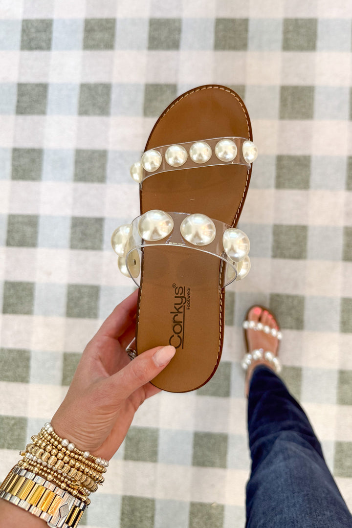 Corky's: Happy Go Lucky Pearl Wedge