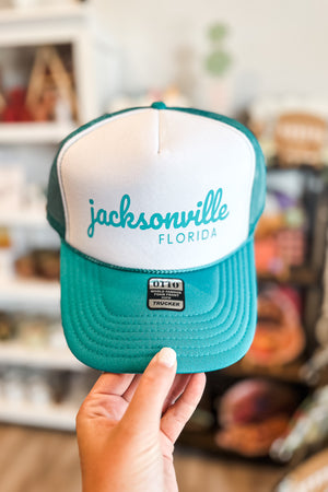 Jacksonville FL Teal on Teal Hat