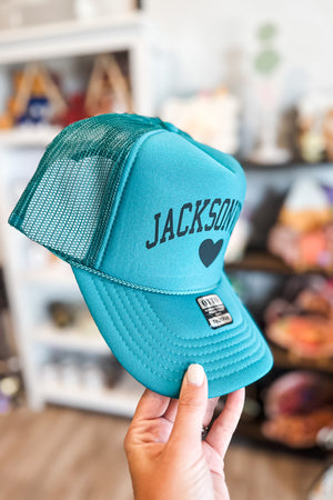 Jacksonville Heart Teal Hat