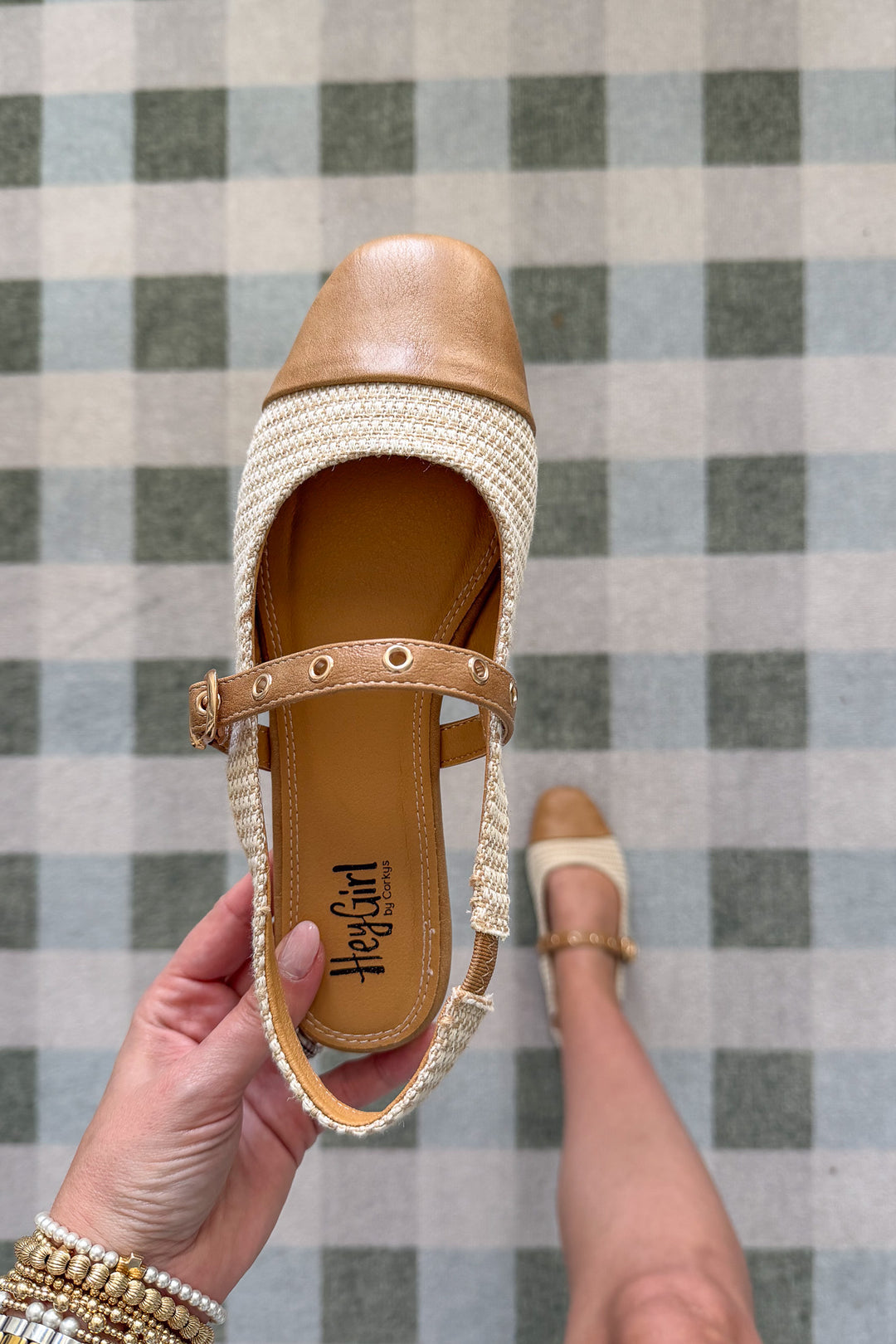 Corky's: Poker Face Slingback Mule - Raffia