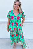 All Together Kelly Green Midi Dress