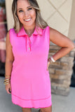 Club House Brunch Dress - Pink