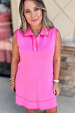 Club House Brunch Dress - Pink