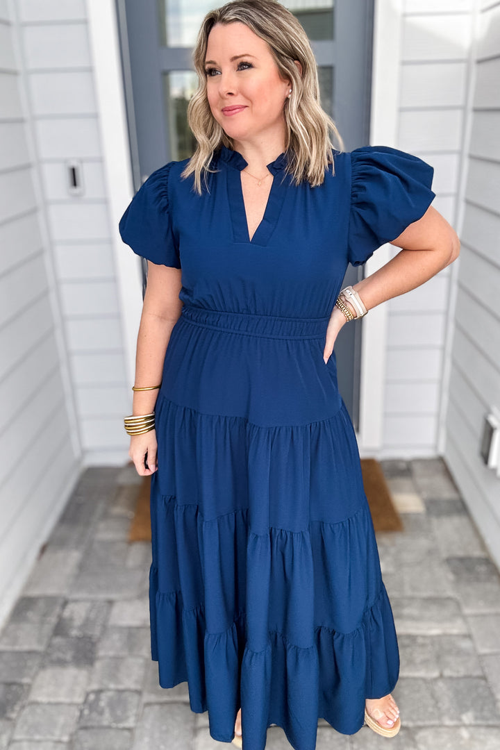 Tomorrow Is Calling Dress - Navy
