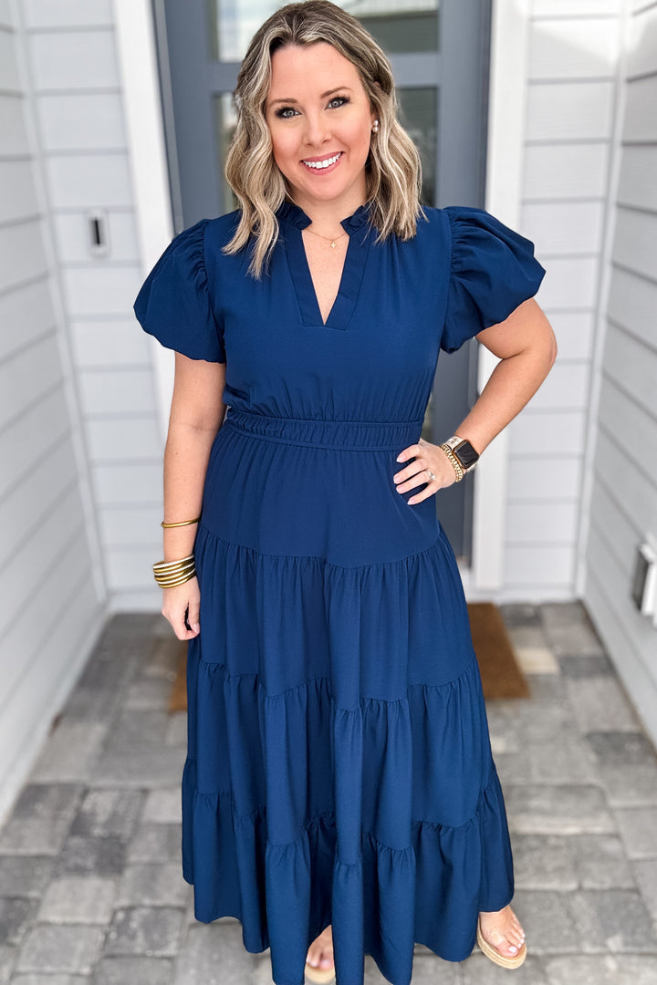Tomorrow Is Calling Dress - Navy