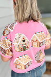 Queen Of Sparkles: Pink Gingerbread House Top
