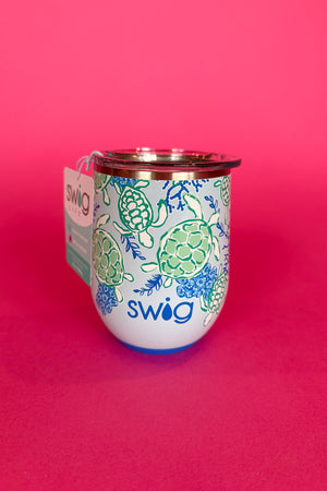 Swig: Shell Yeah Stemless Wine Cup (12oz)