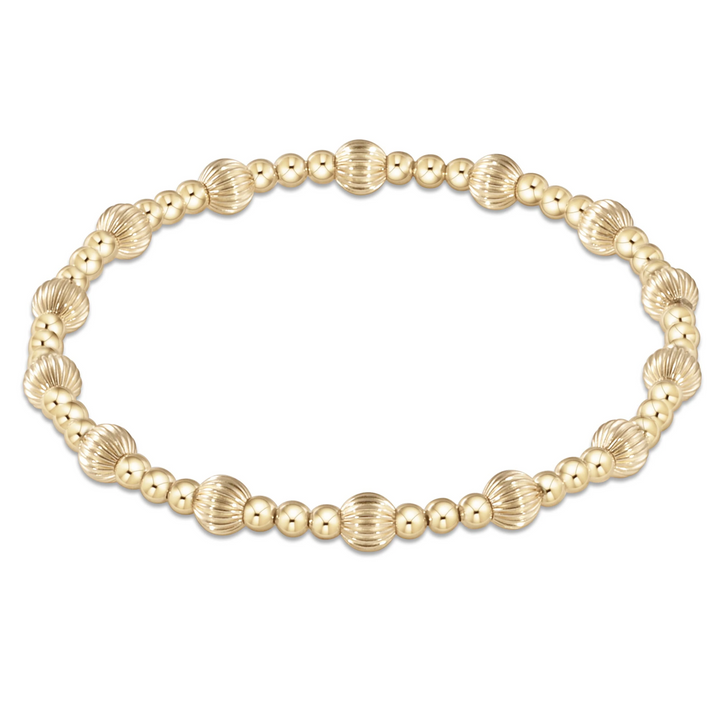 enewton: Dignity Sincerity Pattern 5mm Gold Bracelet - B Social Boutique
