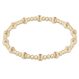 enewton: Dignity Sincerity Pattern 5mm Gold Bracelet