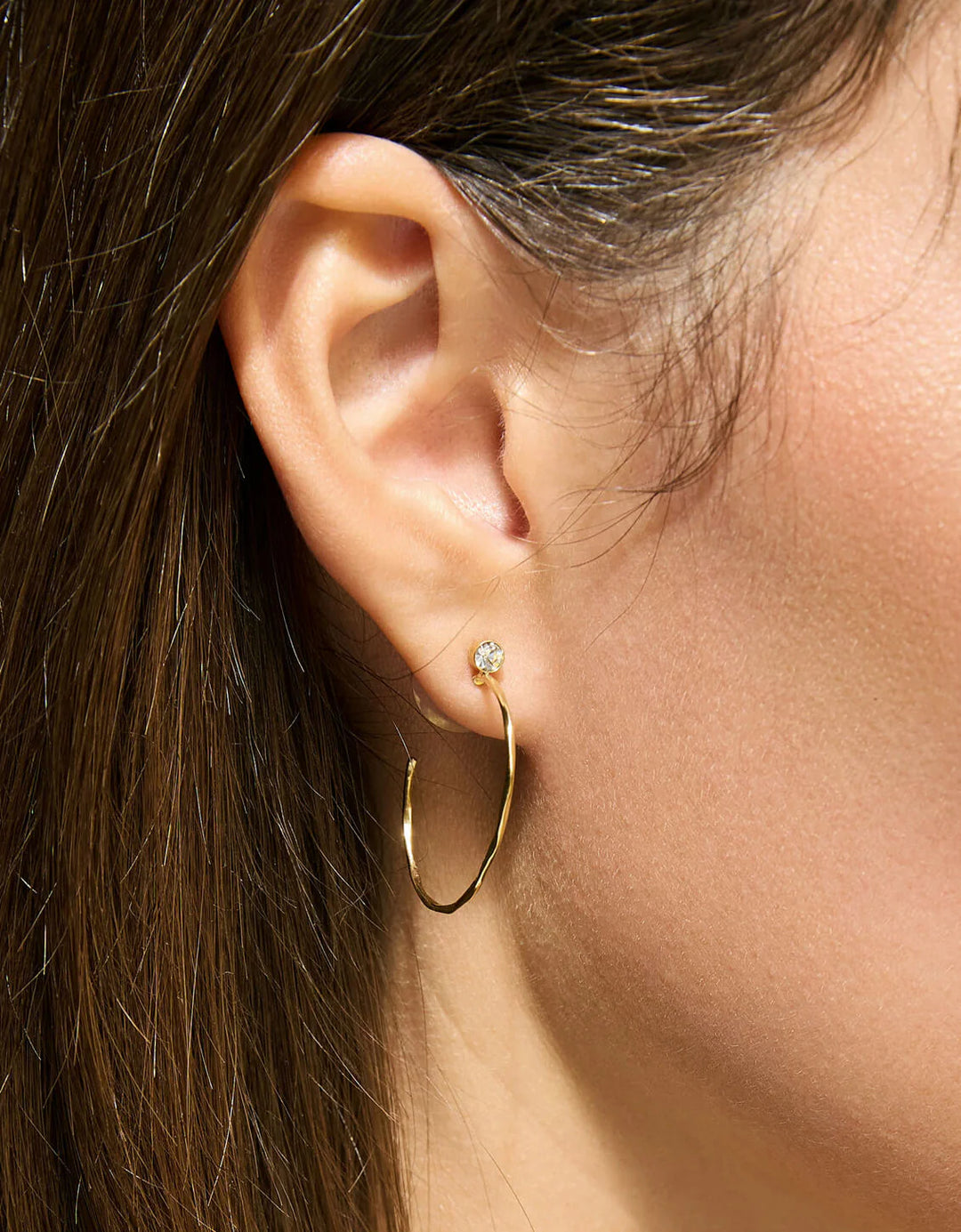 Ultrathin Hoop Earrings 24mm