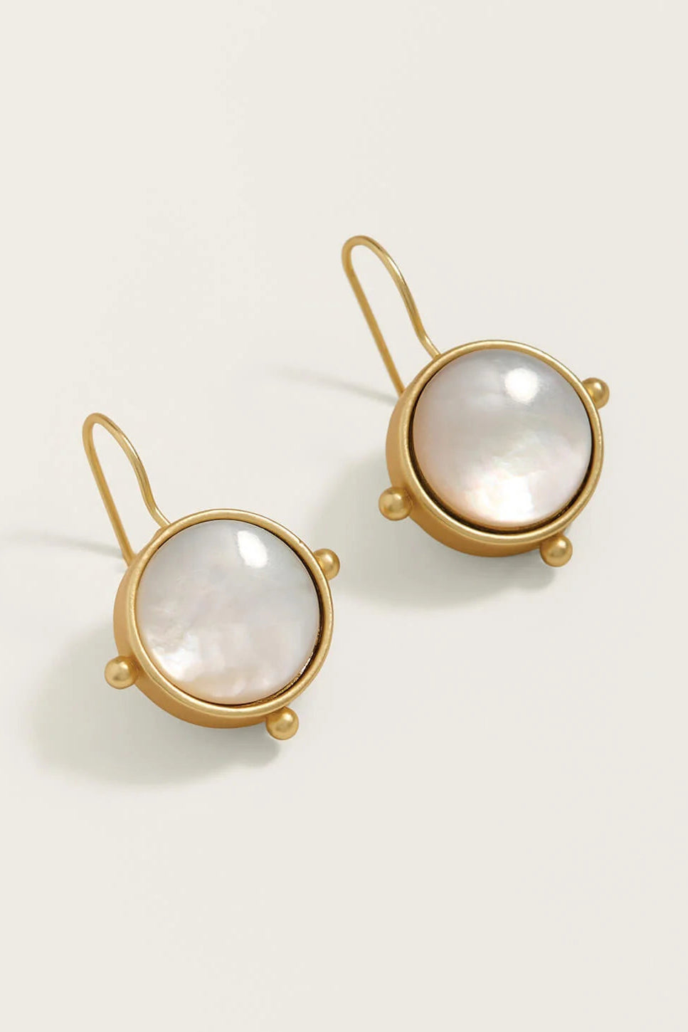 Spartina 449: Barony Mother-of-Pearl Earrings