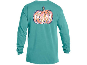 Blessed Pumpkin Long Sleeve Tee