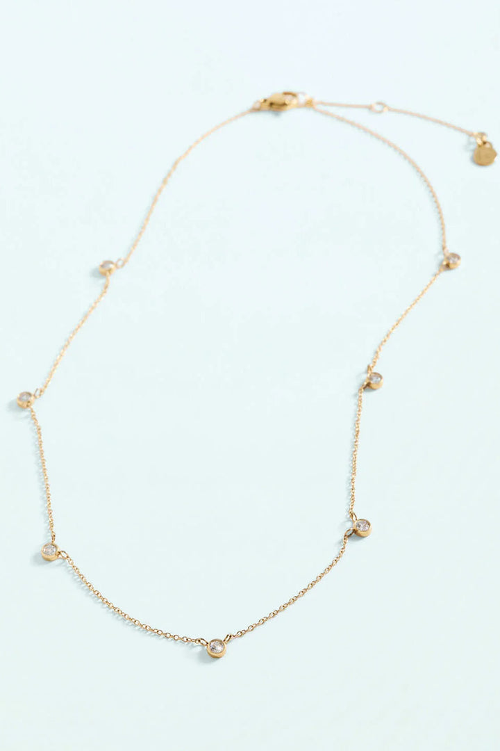 Spartina 449: Lighthouse Station 16" Cubic Zirconia Necklace