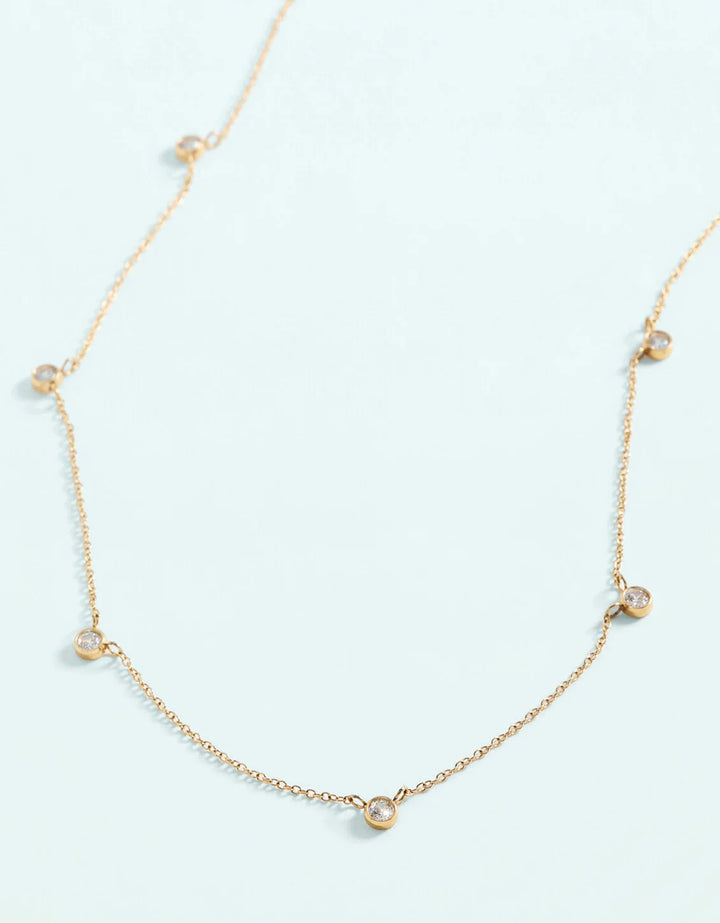 Spartina 449: Lighthouse Station 16" Cubic Zirconia Necklace