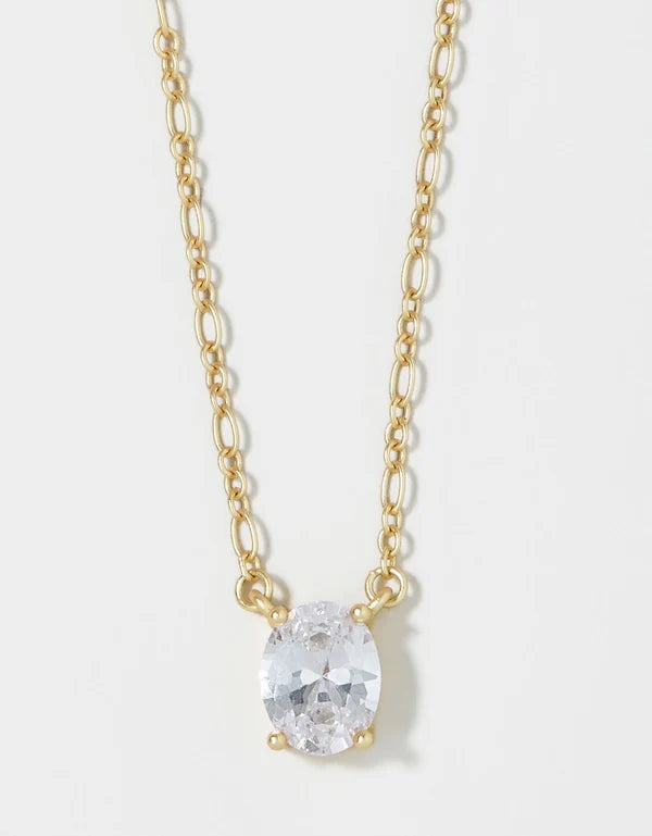 Spartina 449: Sea La Vie Shine Necklace 18” Inspiring/Oval Gold