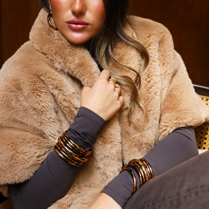 BuDhaGirl: KOI Leopard All Weather Bangle®  (Set of 4)