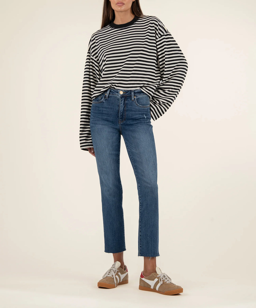 KUT: Reese High Rise Ankle Straight - Intution