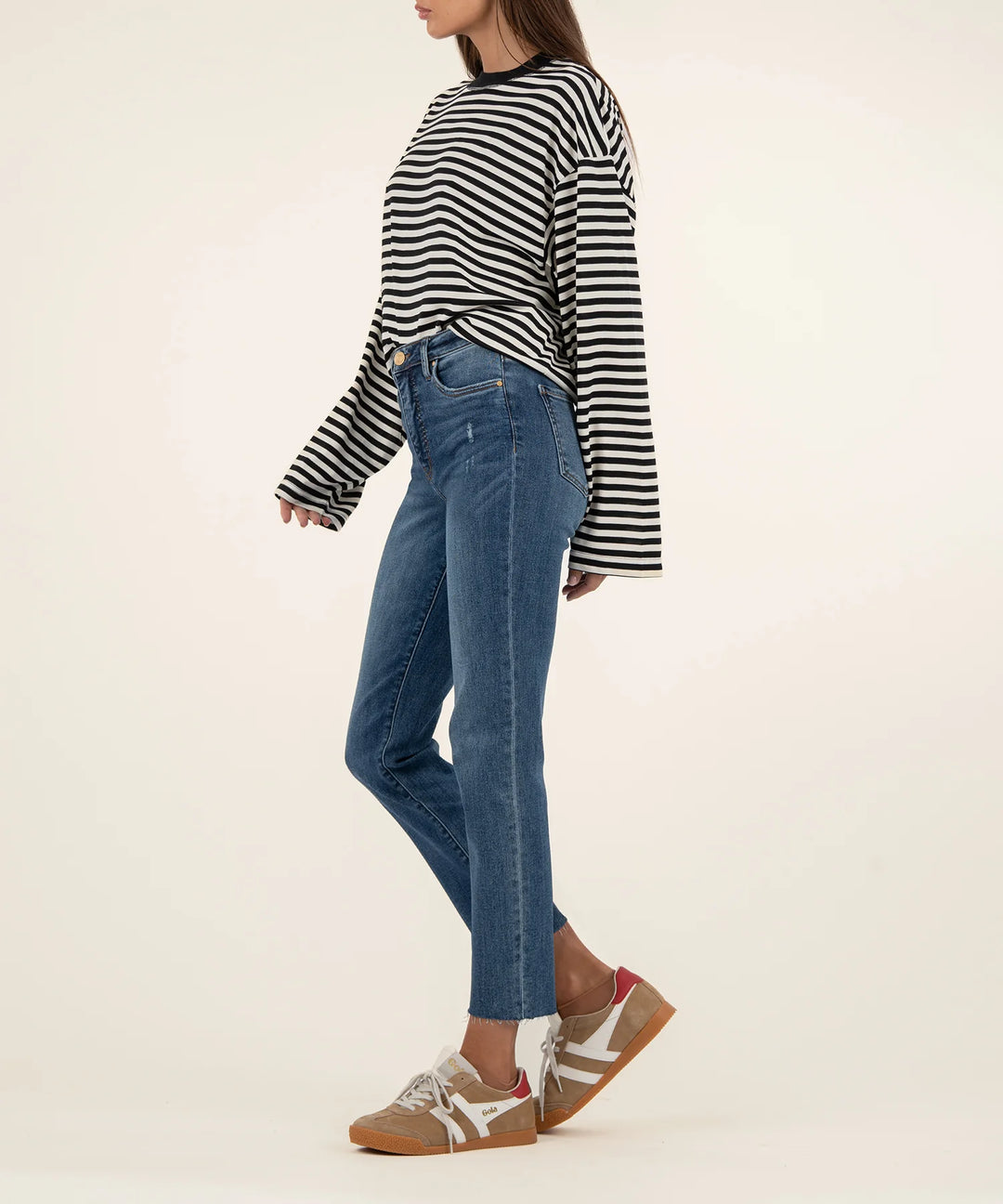 KUT: Reese High Rise Ankle Straight - Intution