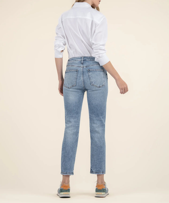 KUT: RACHAEL HIGH RISE Mom Jean - EQUALITY