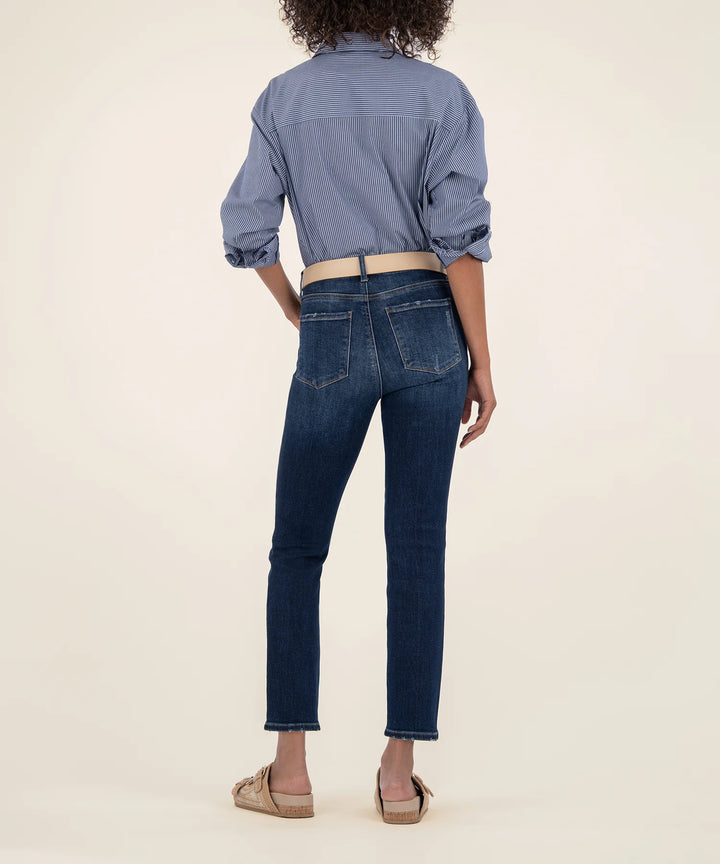 KUT: REESE HIGH RISE STRAIGHT LEG ANKLE - ENCHANTMENT