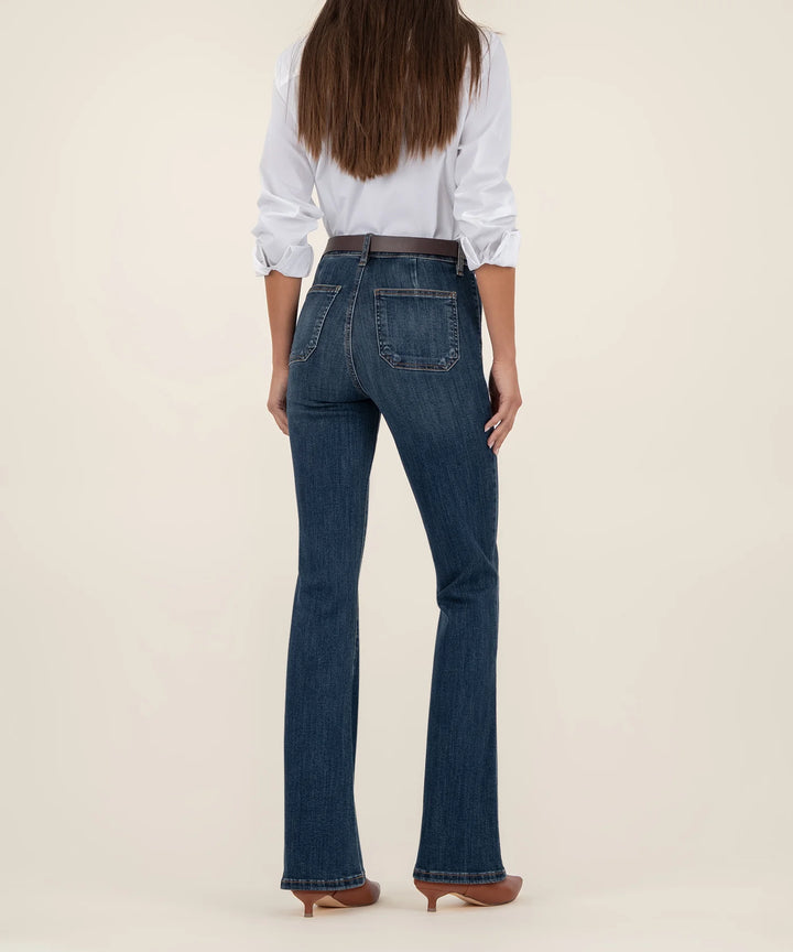 KUT: ANA FLARE WITH PATCH POCKETS - DEDUCTIVE