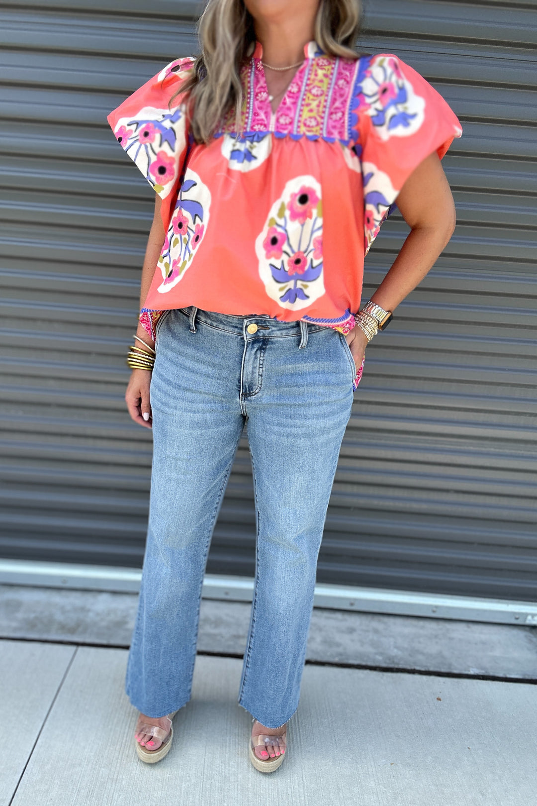 KUT: Kelsey Mid Rise Raw Hem - Motivation
