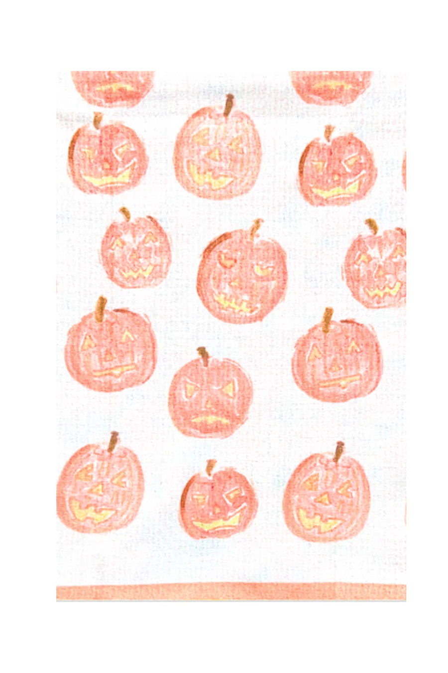 Pumpkin Patch Double-Sided Tea Towel