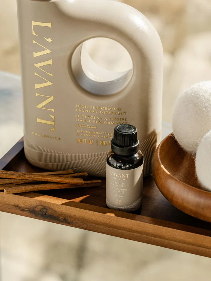 L'AVANT Collective: Laundry Oil Ambre Santal 1oz