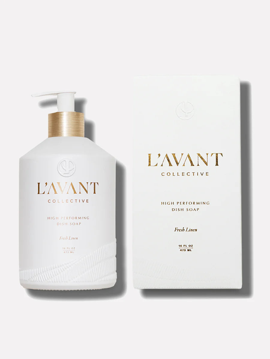 L'AVANT Collective: High Performing Dish Soap Fresh Linen 16oz