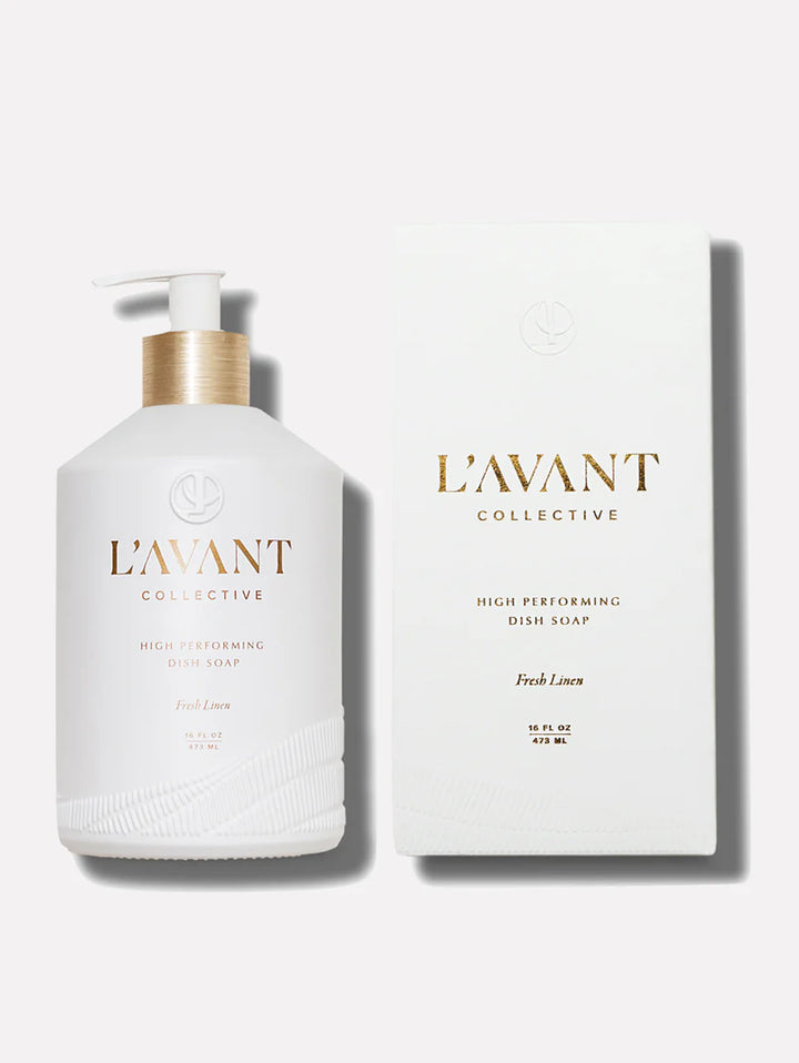 L'AVANT Collective: High Performing Dish Soap Fresh Linen 16oz