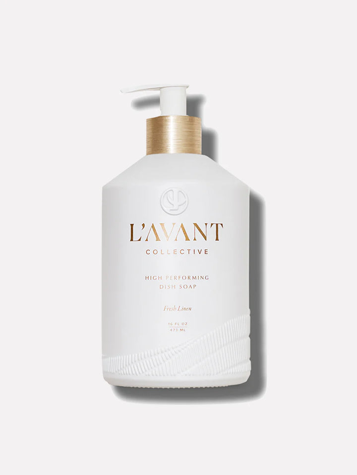 L'AVANT Collective: High Performing Dish Soap Fresh Linen 16oz