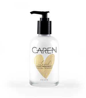 Caren: Hand Treatment - Loved- 8 oz Glass Bottle