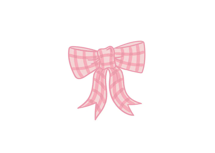 Happy Everything: Pink Gingham Bow Attachment - B Social Boutique