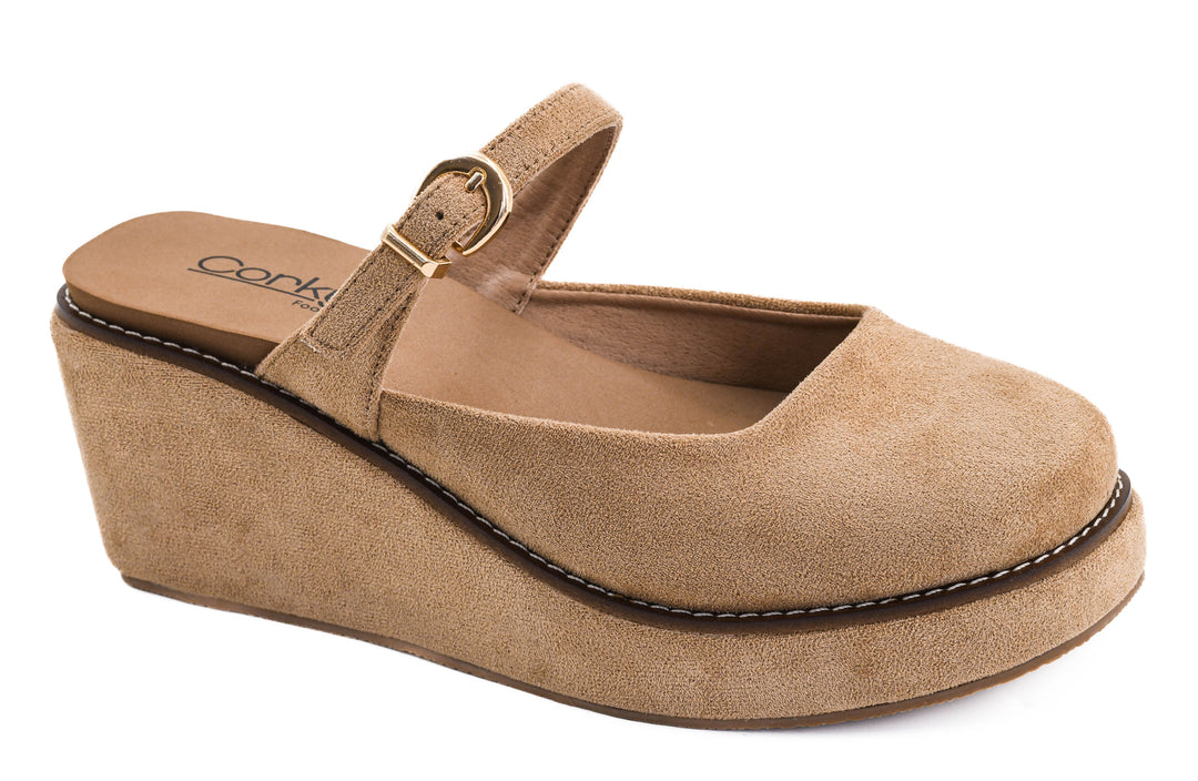 Corkys: Me Time - Camel Faux Suede