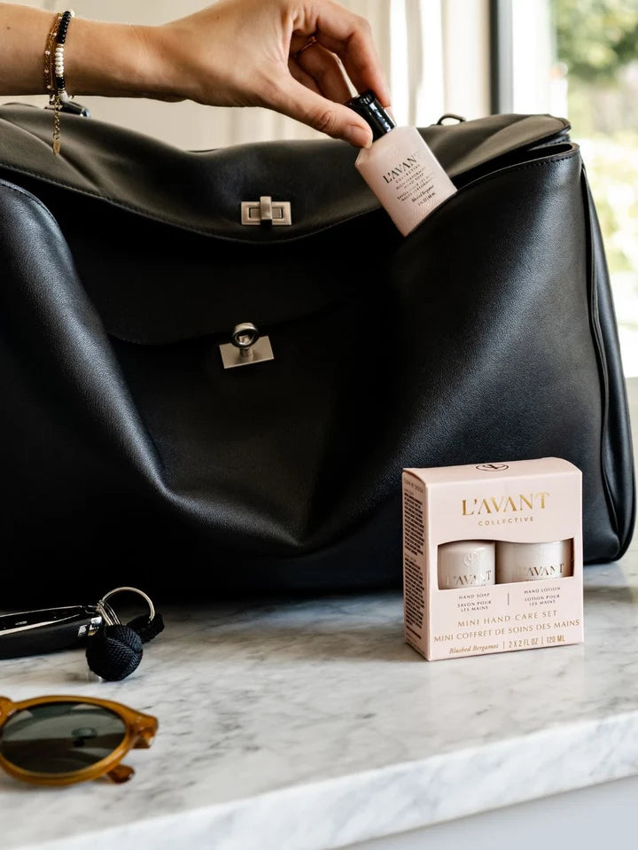 L'AVANT Collective: Mini Hand Care Set, Hand Soap + Hand Lotion Blushed Bergamot