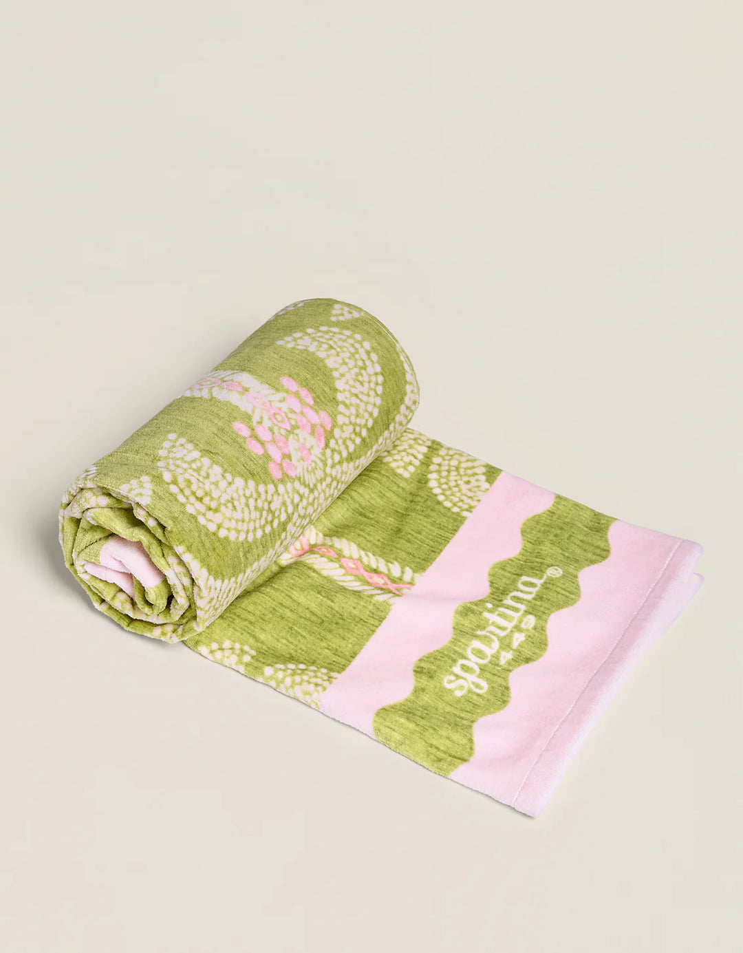 Spartina 449: Beach Towel Castillo Green Palms