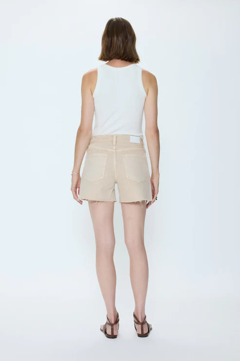 Pistola: Kennedy Relaxed Mid Rise Cut Off Short - Honey