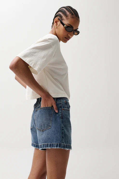 Pistola: Saige High Rise A-Line Short - Wishbone