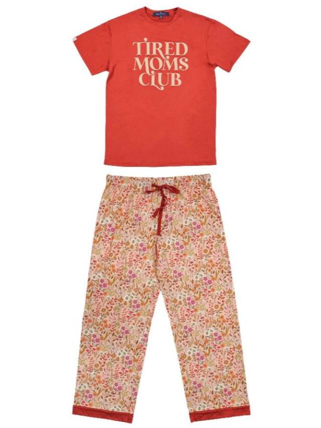 Simply Southern: Tired Moms Club PJ Set - B Social Boutique