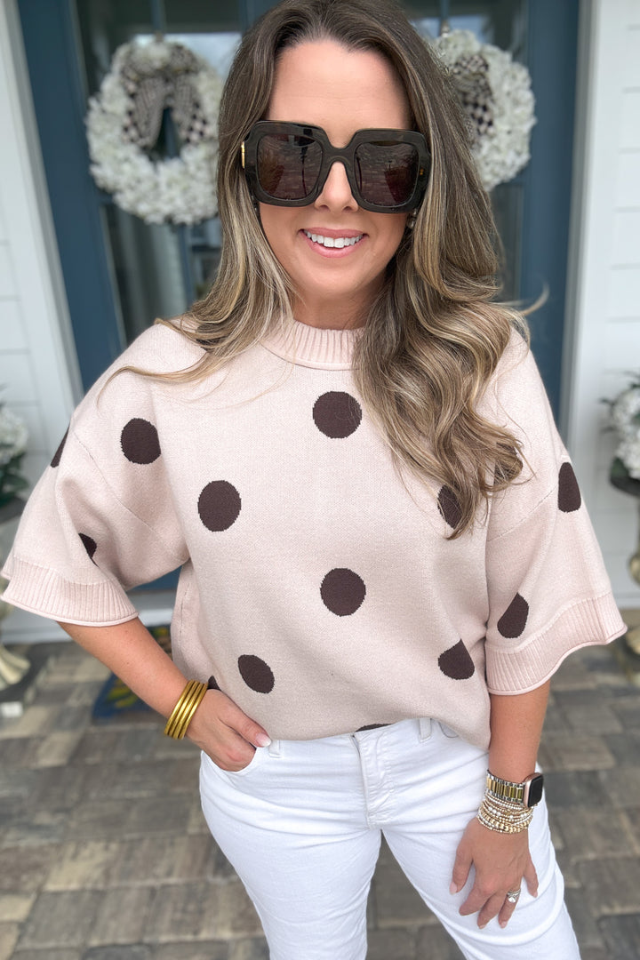Polka Dot Perfection Sweater