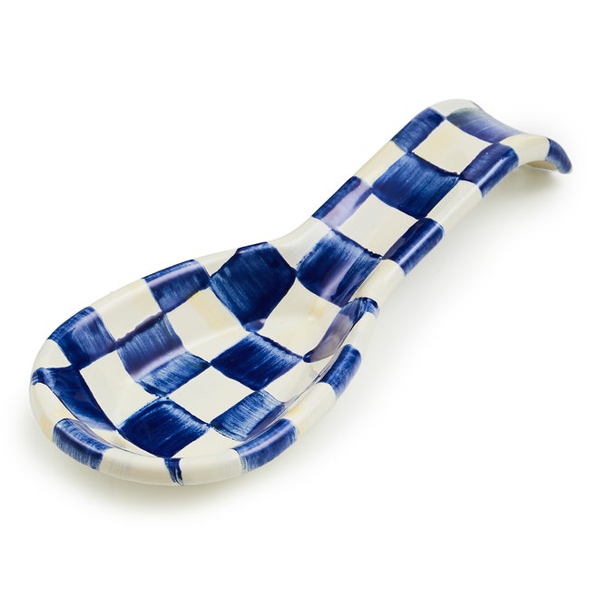 MacKenzie Childs: Royal Check Spoon Rest